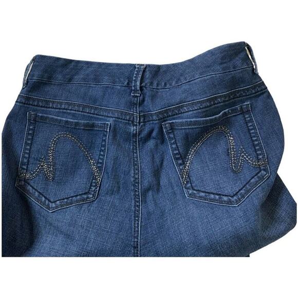 Seven7 Melissa McCarthy Jeans Plus Size 18W Slim Boot Stretch Blue Wash Denim - Picture 7 of 14